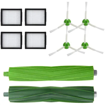 Produktbild von Ersatz-Set fš¹r iRobot Roomba i3/i3+/i4/i7/i7+/E5/E6/E7 Staubsauger, Wartungsset, Reinigungsset, Bš¹rstenfilter, Ersatzteil, 10-teilig