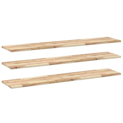 Immagine prodotto di Mensole galleggianti 3 pezzi 160x30x2 cm in legno massiccio di acacia non trattato
