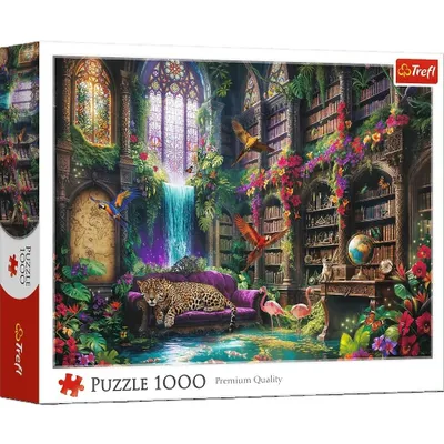 Produktbild von Trefl, Die magische Bibliothek, 1000 Teile Puzzle