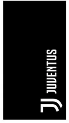 Obrázok produktu pre hermet Juventus FC, froté osuška, 100% bavlna, biela a čierna, 90 x 17 cm