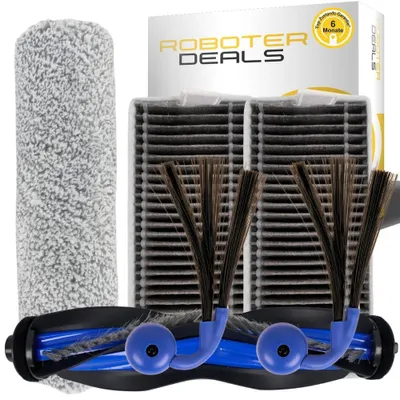 Produktbild von Zubehör Set für Ecovacs Deebot X9 Pro Omni (2x Filter, 2x Seitenbürste, 1x Wischbürste, 1x Hauptbürste)