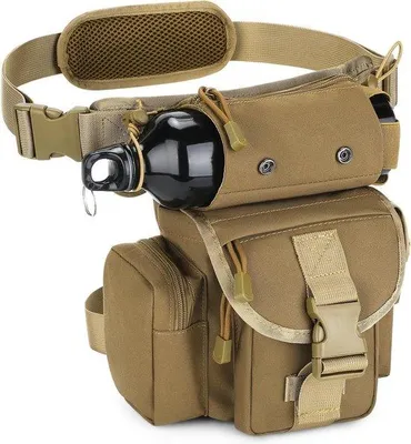 Produktbild von Famanu Tactical Beintasche mit Molle-System - Wasserfest