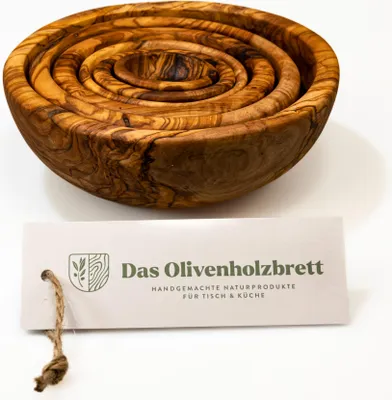 Produktbild von 6er Set Schalen aus Olivenholz 15 cm