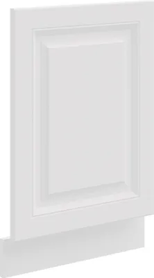 Produktbild von Frontblende für integrierten Geschirrspüler 45 cm Stilo Weiß Küche Landhaus