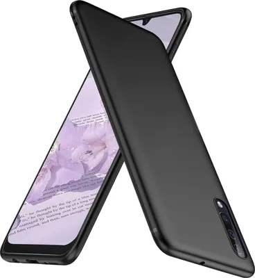 Image de Coque en silicone noire pour Samsung Galaxy A50