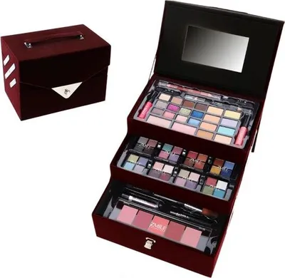 Produktbild von Deluxe Schminkkoffer Set Velvety Dark Berry 74 teilig