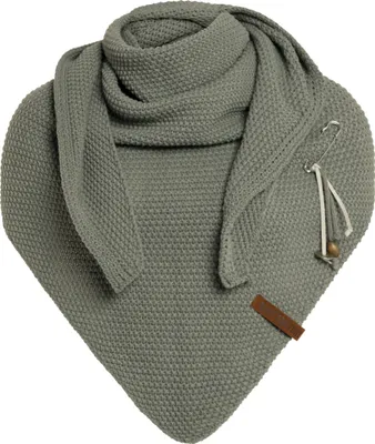 Produktbild von Knit Factory Coco Dreiecksschal - Urban Green - 190x85 cm