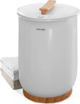 Productafbeelding van Elektrische Handdoekverwarmer Emmervorm Wit - Handdoekwarmer - Badhanddoekwarmer - Badjasverwarmer