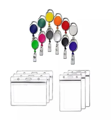 Produktbild von 1x Ausweisset Ausweisjojo GRAU Jojo Zipper Kartenhalter VERTIKAL Ausweishülle Vinyl Wasserdicht