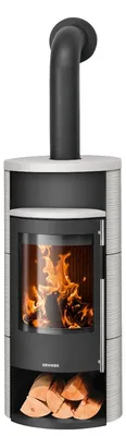 Produktbild von Oranier | Kaminofen | Polar Neo 8 | 8 kW | Schwarz, Seidenweiß