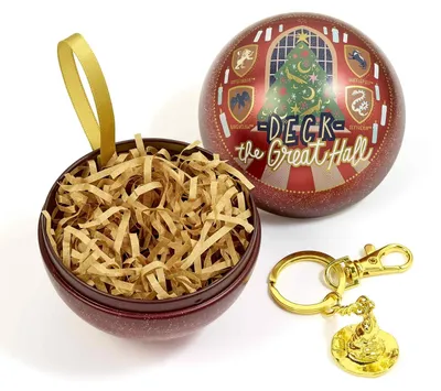Imagen del producto de Carat Shop, adornos navideños de Harry Potter con llavero, colección "The Great Hall"