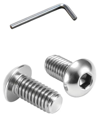 Obrázek produktu pro Šrouby Lenskops – Nerezová ocel – 50 kusů – M5-0,8 x 16 mm