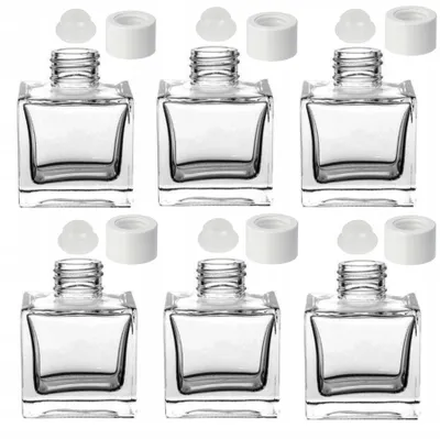 Produktbild von Easy Candle Duftdiffusor Flasche 100 ml quadratisch weiß matt