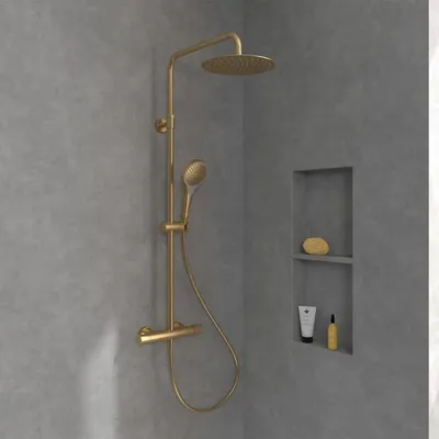 Produktbild von Villeroy & Boch Verve Showers Duschsystem mit drei Funktionen für Wandmontage