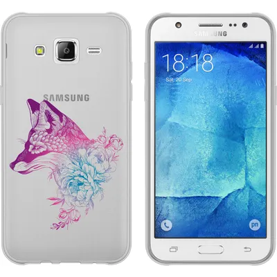 Produktbild von PhoneNatic Case kompatibel mit Samsung Galaxy J5 (2016) J510 Silikon-Hülle Floral Fuchs M1-6
