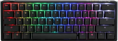 Image de Ducky One 3 Classic Mini - Mini - filaire - USB - Commutateur mécanique - LED RGB - Noir - Blanc