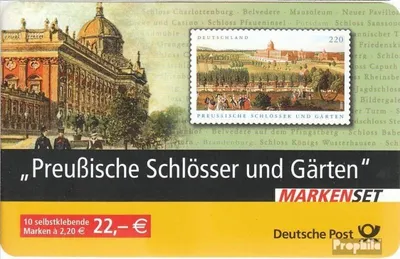 Produktbild von Briefmarken BRD (BR.Deutschland) 2005 Mi MH59I (kompl.Ausg.) gestempelt Preussische Schlösser und Gärten