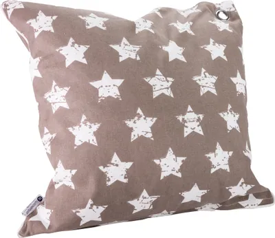 Produktbild von Kissen Sterne - Taupe -