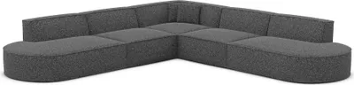 Produktbild von Bouclé Ecksofa Brevia Graphit