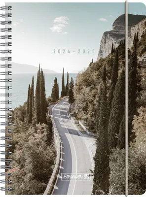 Zdjęcie produktu dla Kalendarz szkolny 2024/2025 "Roadtrip", 2 strony = 1 tydzień, A5, 208 stron, wielokolorowy