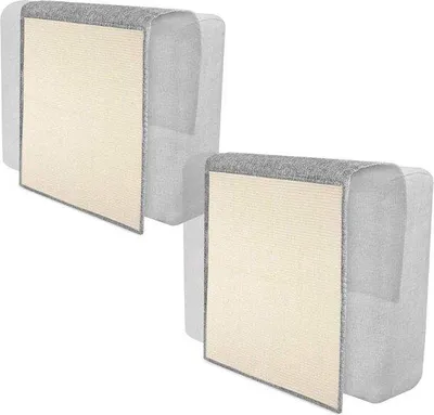 Obrázok produktu pre Škrabadlo 130 x 45 cm zo sisalu, svetlosivé, pre mačky