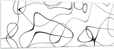 Produktbild von Bilder auf glas - Einteilig - Linie nichts Muster - 140x50cm - Glasbilder - Wandbilder - Bilder - zum Aufhängen bereit - Wanddekoration aus Glas - Glas Bilder - Wandbild auf Glas - GAB140x50-5054
