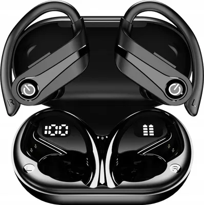 Zdjęcie produktu dla Słuchawki Bezprzewodowe Bluetooth 5.3 Pro Sportowe Douszne Tws + Powerbank