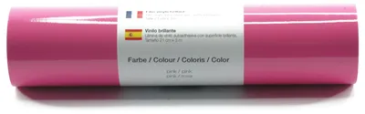 Produktbild von Kreativplotter Vinylfolie glänzend PINK 21x300 cm