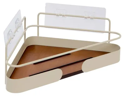 Produktbild von Argileo eck-duschregal, 1 ebene, beige - 5 five simply smart