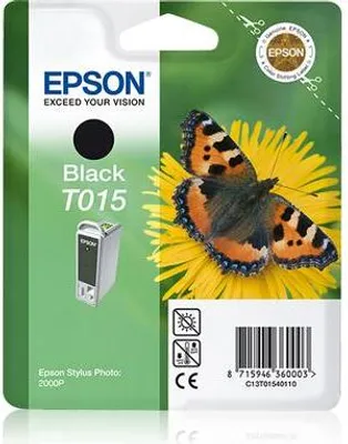 Obrázek produktu pro Epson Inkoustová Black T015, Černá, Inkoust na pigmentové bázi, 1 kusů