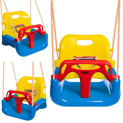 Immagine prodotto di Altalena per bambini 3-in-1 con schienale regolabile