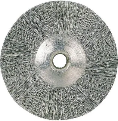 Produktbild von Proxxon Radbürsten, Edelstahl, Ø 22 mm, 5 Stück + 1 Träger
