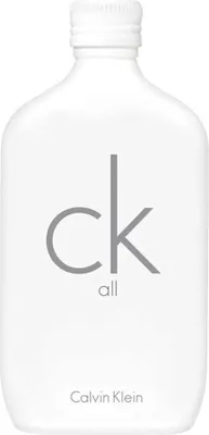 Produktbild von Calvin Klein CK All, Unisex, 100 ml, Nicht nachfüllbare Flasche, Bergamotte, Grapefruit, Mandarine, Freesie, Jasmin, Lilie, Rhabarber, Ambra, Moschus, Vetiver