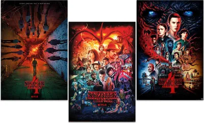 Produktbild von Stranger Things Poster 3erSet Season 4 61 x 91,5 cm
