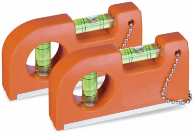 Produktbild von Wasserwaage mit Magnet und Clip, 2er Set