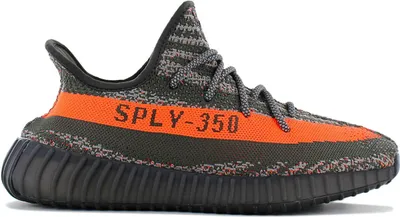 A single Adidas Yeezy Boost 350 V2 sneaker shown from a side-diagonal angle against a white background.
