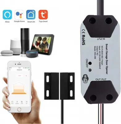 Obrázek produktu pro Chytré Wi-Fi ovládání garážových vrat | Zoneway WG‑088