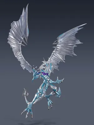 Produktbild von Yu-Gi-Oh! 5D´s S.H. Monster Arts Actionfigur Stardust Dragon 53 cm