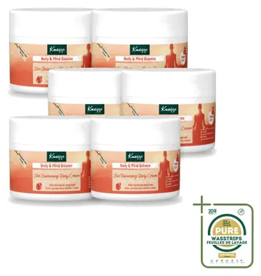 Obrázok produktu pre 6 x Krém na telo Kneipp Body & Mind Balance s vôňou irisu a vetiveru, 200 ml - balenie s 6 kusmi