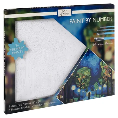 Image de Grafix : Peinture par numéros, promenade nocturne