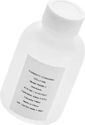 Obrázek produktu pro SucceBuy kalibrační roztok zákalu 0 NTU 100 ml, standardní roztok pro kalibraci turbidimetrů, stabilní a připravený k použití, kompatibilní s bílým a červeným světlem