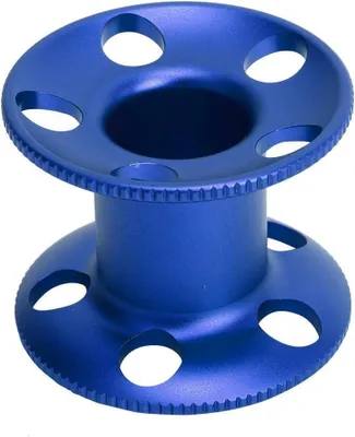 Productafbeelding van Duik Vinger Spoel - Snorkel Reel - Watersport Organisatie - Verstelbare Lijn - 5.9 cm Diameter - Blauw
