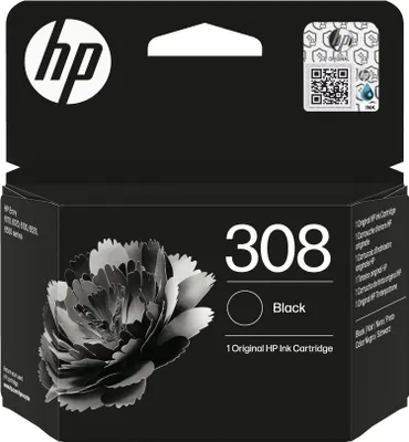 Zdjęcie produktu dla Czarny oryginalny wkład drukujący HP 308 EU