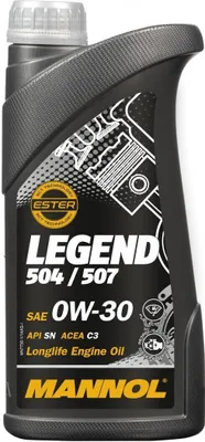 Produktbild von 1 Liter MANNOL 0W-30 Porsche C30 VW 504 00 VW 507 00 VW 505 01 BMW Longlife-12 FE BMW Longlife-04 MB 229.51