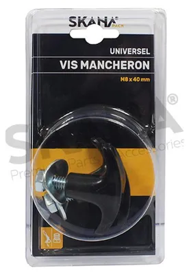Produktbild von Set aus 2 anpassbaren Sperrbolzen für den Mähwerksstiel. M8 x 40 mm Schrauben.
