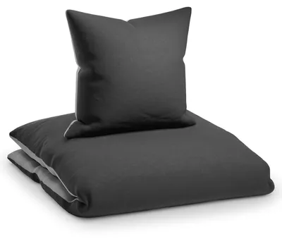 Produktbild von sleepwise Bettwäsche 200x200 Sommer Bettwäsche 3tlg- , Traumhaft Weich, Atmungsaktiv, Bügelfrei & Knitterfrei - Bettbezug Set aus weicher Mikrofaser mit 65x65cm Kissenbezüge, Grau