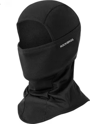 Produktbild von ROCKBROS Sturmhaube Herbst Winter für Outdoorsports Fahrrad Motorrad  Balaclava Reflektierend Winddicht Anti-Staub, Schwarz