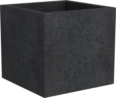 Produktbild von Übertopf 29 x 29 x 27 cm Stony Black - Pflanzenservice C-Cube