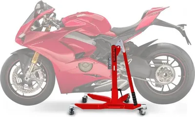 Zdjęcie produktu dla Stojak centralny CS Power Classic do Ducati Panigale V4/S 18-24 czerwony