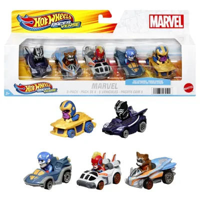 Zdjęcie produktu dla Hot Wheels Racer Verse HPN40, Zestaw pojazdów, 3 lat(a), Plastik, Metal, Wielobarwny
